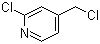 structure of CAS# 101990-73-2, 2-Chloro-4-(chloromethyl)pyridine
