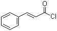 结构式 CAS# 102-92-1, 肉桂酰氯; 3-苯基-2-丙烯酰氯