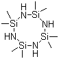 八甲基环四硅氮烷分子结构 (CAS 1020-84-4)