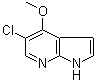 5-Chloro-4-methoxy-1H-pyrrolo[2,3-b]pyridine molecular structure (CAS 1020056-69-2)