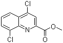 4,8-二氯喹啉-2-甲酸甲酯分子结构 (CAS 1020101-15-8)
