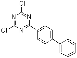 结构式 CAS# 10202-45-6, 2-[1,1'-联苯]-4-基-4,6-二氯-1,3,5-三嗪