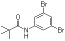 N-(3,5-Dibromophenyl)-2,2-dimethylpropanamide molecular structure (CAS 1020252-74-7)