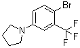 结构式 CAS# 1020252-86-1, 1-[4-溴-3-(三氟甲基)苯基]吡咯烷