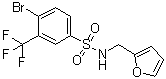 4-Bromo-N-(2-furanylmethyl)-3-(trifluoromethyl)benzenesulfonamide molecular structure (CAS 1020252-97-4)