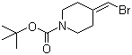 1-N-Boc-4-(bromomethylene)piperidine molecular structure (CAS 1020329-80-9)