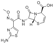 structure of CAS# 102044-69-9, Ceftizoxime Impurity 30 (Double Bond 2-Isomer);(2R,6R,7R)-7-((Z)-2-(2-Aminothiazol-4-yl)-2-(methoxyimino)acetamido)-8-oxo-5-thia-1-azabicyclo[4.2.0]oct-3-ene-2-carboxylic acid