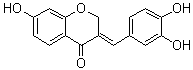 3-[(3,4-Dihydroxyphenyl)methylene]-2,3-dihydro-7-hydroxy-4H-1-benzopyran-4-one molecular structure (CAS 102067-84-5)