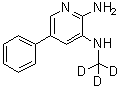N3-(Methyl-d<sub>3</sub>)-5-phenyl-2,3-pyridinediamine molecular structure (CAS 1020719-03-2)