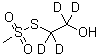 甲烷硫代磺酸 S-(2-羟基乙基-1,1,2,2-d<sub>4</sub>)酯分子结构 (CAS 1020719-50-9)