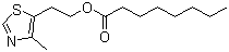 4-甲基-5-噻唑基乙醇辛酸酯分子结构 (CAS 102175-98-4)