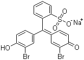 结构式 CAS# 102185-50-2, 溴酚红钠盐