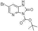 6-溴-1,2-二氢-2-氧代-3H-咪唑并[4,5-b]吡啶-3-羧酸叔丁酯分子结构 (CAS 1021919-65-2)