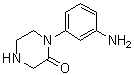 1-(3-氨基苯基)-2-哌嗪酮分子结构 (CAS 1022128-80-8)