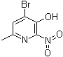 4-Bromo-6-methyl-2-nitropyridin-3-ol molecular structure (CAS 1022250-67-4)