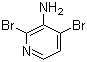 structure of CAS# 102249-45-6, 3-Amino-2,4-dibromopyridine