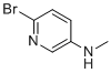structure of CAS# 1022641-52-6, 6-Bromo-N-methylpyridin-3-amine