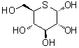 5-Thio-alpha-D-glucopyranose molecular structure (CAS 10227-19-7)