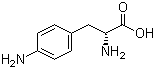 4-氨基-D-苯丙氨酸分子结构 (CAS 102281-45-8)