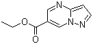 吡唑并[1,5-a]嘧啶-6-羧酸乙酯分子结构 (CAS 1022920-59-7)