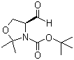 (S)-(-)-3-Boc-2,2-二甲基恶唑啉-4-甲醛分子结构 (CAS 102308-32-7)