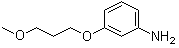 结构式 CAS# 1023277-27-1, 3-(3-甲氧基丙氧基)苯胺