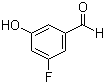3-氟-5-羟基苯甲醛分子结构 (CAS 1023290-12-1)