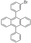 9-(3-溴苯基)-10-苯基蒽分子结构 (CAS 1023674-80-7)