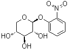 邻硝基苯基 beta-D-吡喃木糖苷分子结构 (CAS 10238-27-4)