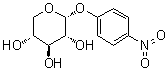 对硝基苯基 alpha-D-吡喃木糖苷分子结构 (CAS 10238-28-5)
