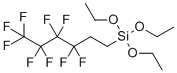 structure of CAS# 102390-98-7, Triethoxy(1H,1H,2H,2H-nonafluorohexyl)silane;Triethoxy(3,3,4,4,5,5,6,6,6-nonafluorohexyl)silane