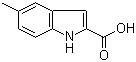 结构式 CAS# 10241-97-1, 5-甲基吲哚-2-甲酸