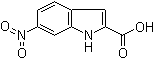 6-硝基吲哚-2-羧酸分子结构 (CAS 10242-00-9)