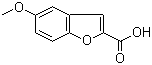 5-甲氧基苯并呋喃-2-甲酸分子结构 (CAS 10242-08-7)