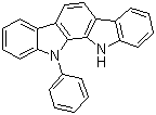结构式 CAS# 1024598-06-8, 11,12-二氢-11-苯基吲哚并[2,3-a]咔唑