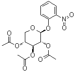 2-硝基苯基 beta-D-吡喃木糖苷 2,3,4-三乙酸酯分子结构 (CAS 10256-24-3)