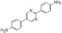 2,5-双(4-氨基苯基)嘧啶分子结构 (CAS 102570-64-9)