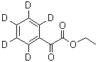 五氘代苯甲酰基甲酸乙酯分子结构 (CAS 1025892-26-5)