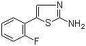 2-氨基-5-(2-氟苯基)噻唑分子结构 (CAS 1025927-65-4)