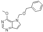 4-甲氧基-5-[(苯基甲氧基)甲基]-5H-吡咯并[3,2-d]嘧啶分子结构 (CAS 1026012-16-7)
