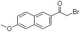 2-(溴乙酰基)-6-甲氧基萘分子结构 (CAS 10262-65-4)