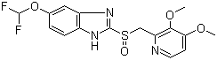泮托拉唑分子结构 (CAS 102625-70-7)