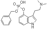 O-Benzylpsilocybin molecular structure (CAS 1026609-93-7)