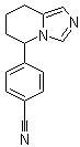 structure of CAS# 102676-47-1, Fadrozole;4-(5,6,7,8-Tetrahydroimidazo[1,5-a]pyridin-5-yl)benzonitrile