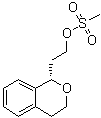 (1S)-3,4-Dihydro-1H-2-benzopyran-1-ethanol methanesulfonate molecular structure (CAS 1026828-66-9)