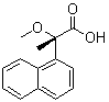 结构式 CAS# 102691-93-0, (S)-2-甲氧基-2-(1-萘基)丙酸