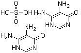 4,5-二氨基-6-羟基嘧啶半硫酸盐分子结构 (CAS 102783-18-6)