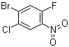 4-溴-5-氯-2-氟硝基苯分子结构 (CAS 1027833-17-5)