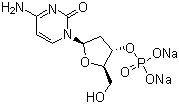 2'-Deoxy-3'-cytidylic acid disodium salt molecular structure (CAS 102814-05-1)
