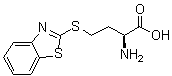 S-2-Benzothiazolyl-L-homocysteine molecular structure (CAS 102818-95-1)